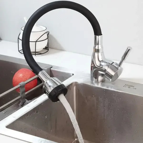 360° Bendable Silicone Tap Extension Faucet Nozzle – Soft & Shower water (Random Color)