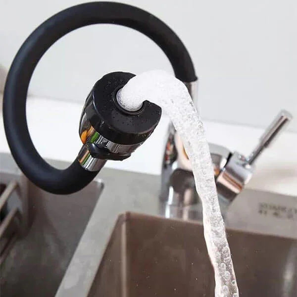 360° Bendable Silicone Tap Extension Faucet Nozzle – Soft & Shower water (Random Color)