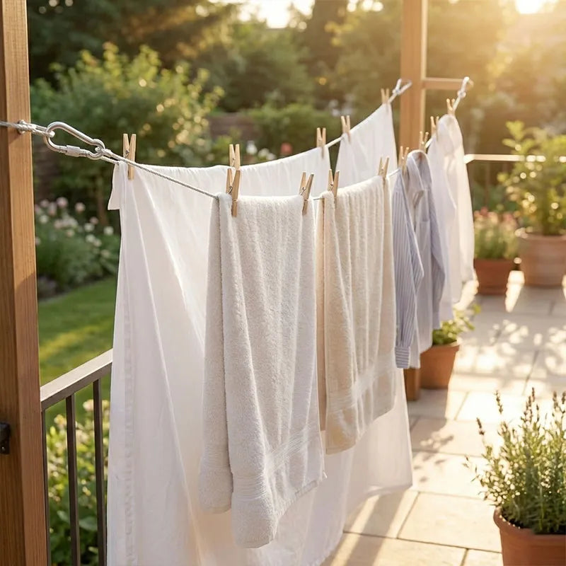 Premium Stainless Steel PVC Coated Clothesline – Heavy-Duty Rust-Resistant Drying Wire
